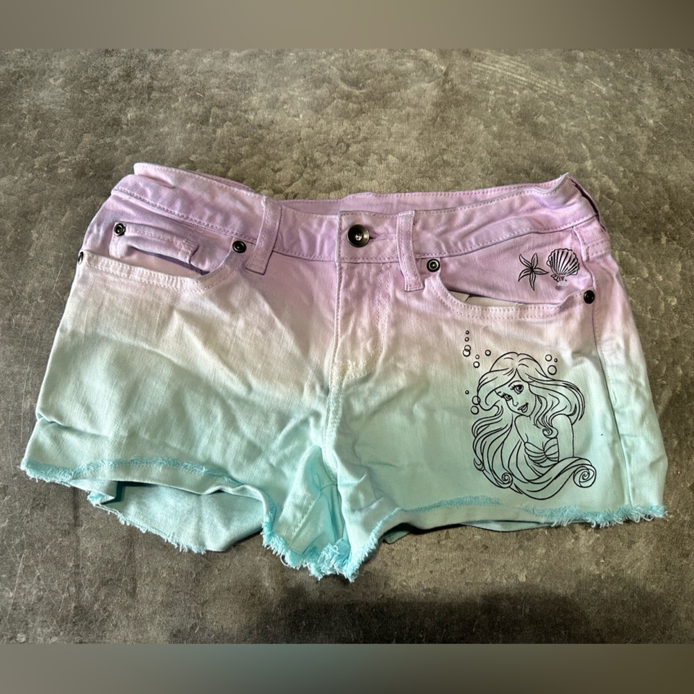 Disney Ariel ombré shorts